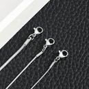 PULSEIRA CORRENTE OSSO COBRA QUADRADA - AÇO INOXIDÁVEL 304