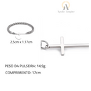 PULSEIRA CLÁSSICA CRUZ - AMULETO