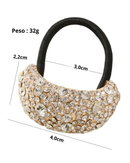 ELÁSTICOS DE CABELO PONY CUFF - CRAVEJADOS