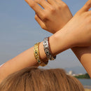 ACESSÓRIOS - OLHO GREGO - 18K - À PROVA D'ÁGUA