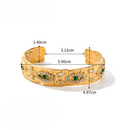 ACESSÓRIOS - OLHO GREGO - 18K - À PROVA D'ÁGUA