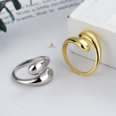 ANÉIS GOTA D'ÁGUA - AÇO INOXIDÁVEL