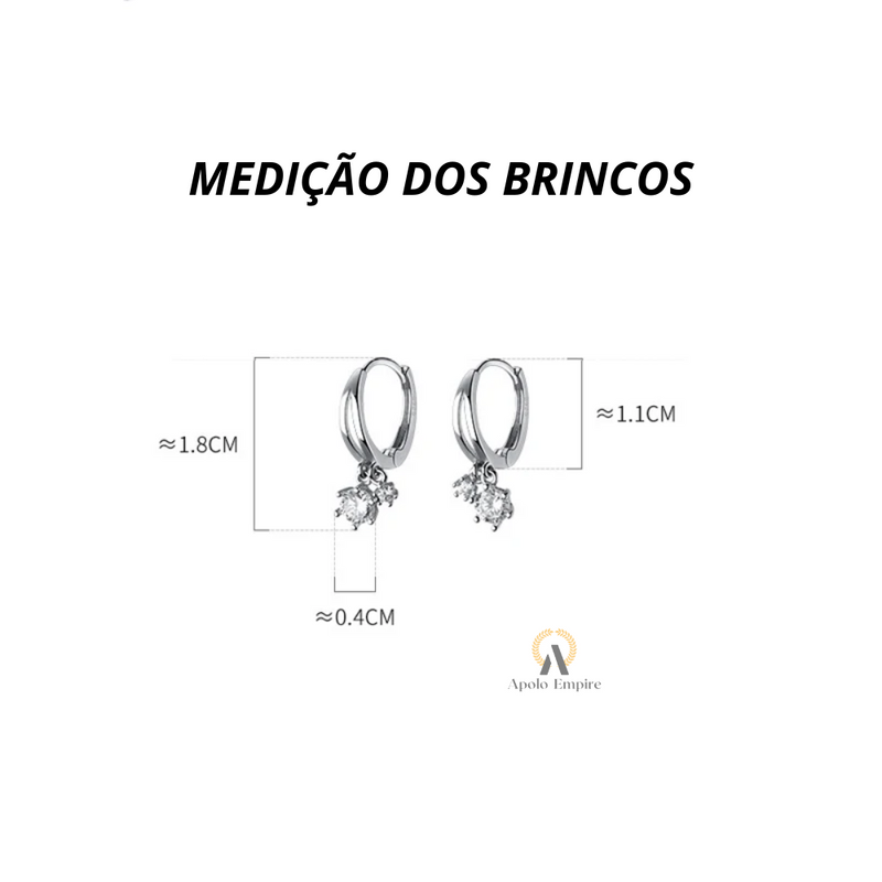 BRINCO - ARGOLA COM PINGENTE