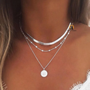 COLAR EM TRÊS CAMADAS - PRATA 925