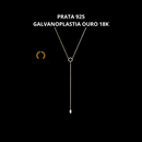 CORRENTE LONGA - CHOKER - PRATA 925