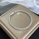 PULSEIRA RIVIERA - ZIRCÔNIA - PRATA 925