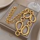 COLAR ELOS ORGÂNICOS - BANHADO A OURO 18K