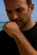 PULSEIRA CORRENTE OSSO COBRA QUADRADA - AÇO INOXIDÁVEL 304