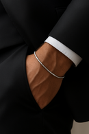 PULSEIRA CORRENTE OSSO COBRA QUADRADA - AÇO INOXIDÁVEL 304