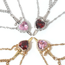 KIT 2 COLARES CORAÇÃO E ESPADA - BANHADO A OURO 18K