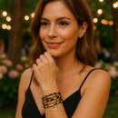 BRACELETE DE COURO - LEOPARDO