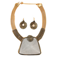 CONJUNTO ESPIRAL DE PODER - COLAR + BRINCOS