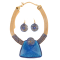 CONJUNTO ESPIRAL DE PODER - COLAR + BRINCOS