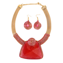 CONJUNTO ESPIRAL DE PODER - COLAR + BRINCOS