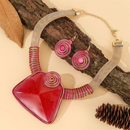 CONJUNTO ESPIRAL DE PODER - COLAR + BRINCOS