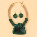 CONJUNTO ESPIRAL DE PODER - COLAR + BRINCOS