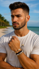 Kit 3 pulseiras - Bracelete Romano - Luxury