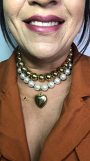 COLAR BOHO - PINGENTE REMOVÍVEL