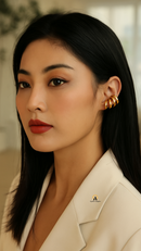 BRINCOS - CLIPE DE ORELHA - 18K - 1 PEÇA