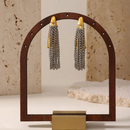 BRINCOS DE ARGOLA - ATENAS - AÇO INOXIDÁVEL BANHADO A OURO