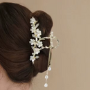 GARRA DE CABELO - FLOWER- BUTTERFLY