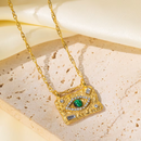 ACESSÓRIOS - OLHO GREGO - 18K - À PROVA D'ÁGUA