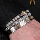 KIT 3 PULSEIRAS - BRACELETE DE LUXO
