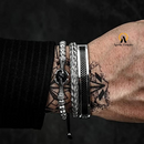 KIT 3 PULSEIRAS - BRACELETE DE LUXO