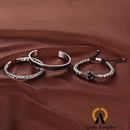 KIT 3 PULSEIRAS - BRACELETE DE LUXO