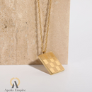 Colar - Pingente Xadrez