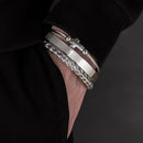 KIT 3 PULSEIRAS - BRACELETE DE LUXO - ESCRITURAS ESPANHOLA