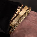 KIT 3 PULSEIRAS - BRACELETE DE LUXO - ESCRITURAS ESPANHOLA
