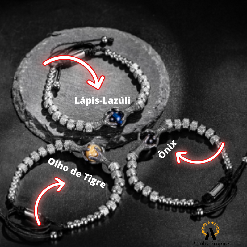 KIT 3 PULSEIRAS - Bracelete de Luxo