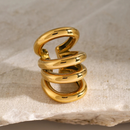 BRINCOS - CLIPE DE ORELHA - 18K - 1 PEÇA