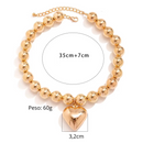 COLAR BOHO - PINGENTE REMOVÍVEL