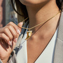 COLAR CHIFRE - BANHADO A OURO 18K