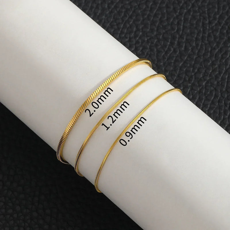 PULSEIRA CORRENTE OSSO COBRA QUADRADA - AÇO INOXIDÁVEL 304