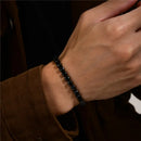 PULSEIRA RIVIERA - NEGRA - AÇO INOXIDÁVEL
