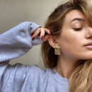 BRINCOS MILANO - AÇO INOXIDÁVEL BANHADO A OURO 18K