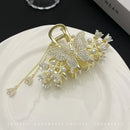 GARRA DE CABELO - FLOWER- BUTTERFLY