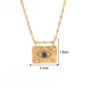 ACESSÓRIOS - OLHO GREGO - 18K - À PROVA D'ÁGUA