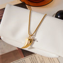 COLAR CHIFRE - BANHADO A OURO 18K