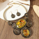 KIT COLAR + BRINCOS - ZURI