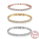 PULSEIRA RIVIERA - ZIRCÔNIA - PRATA 925