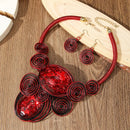 KIT COLAR + BRINCOS - ZURI