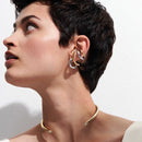 BRINCOS E CLIPES - 2 TONS - 18K