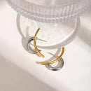 BRINCOS E CLIPES - 2 TONS - 18K