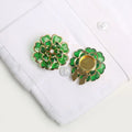 BROCHE DE LUXO PARA BOTÕES - CAMÉLIA - 2 PEÇAS