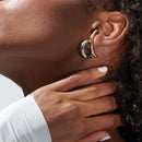 BRINCOS E CLIPES - 2 TONS - 18K