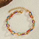 COLAR/PULSEIRA - COLORFUL - AÇO INOXIDÁVEL